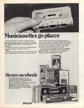Philips Musicassettes Stereo 1970s Vintage Retro Advert
