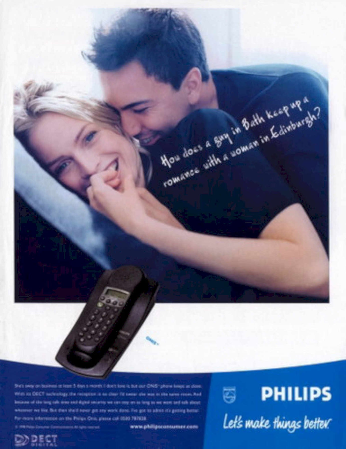 Philips One Romance 1990s Vintage Retro Advert