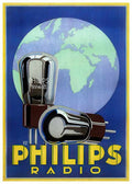 Philips Radio Pos Vintage Advert A4 Photo Print