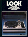 Philips Turntable 209s 1970s Vintage Retro Advert