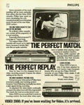 Philips Video2000 Wedding 1970s Vintage Retro Advert