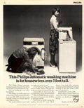 Philips Washing Machine 1960s Vintage Retro Advert