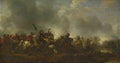 Philips Wouwermans Cavalry attacking Infantry A4 Photo Print