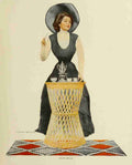 Phillips Clarence Coles Girls 1911 Divine service A4 Photo Print