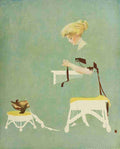 Phillips Clarence Coles Girls 1911 Home ties A4 Photo Print