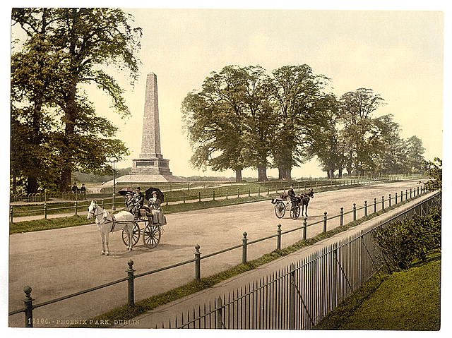 Phoenix Park Dublin County Dublin Vintage A4 Photo Print