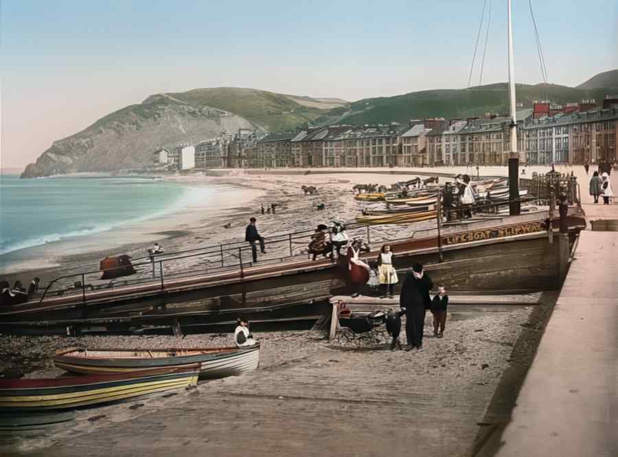 Photochrom Aberystwith1 Vintage A4 Photo Print