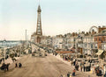 Photochrom Blackpool6 Vintage A4 Photo Print