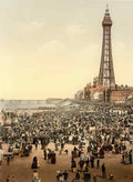 Photochrom Blackpool8 Vintage A4 Photo Print