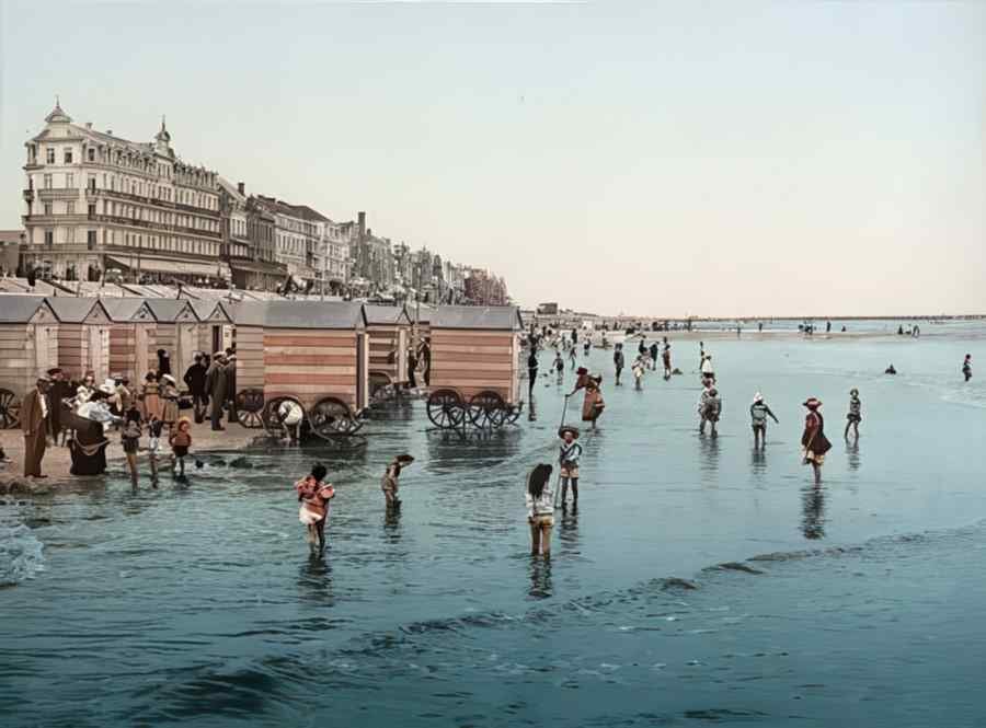 Photochrom Blankenberghe1 Vintage A4 Photo Print