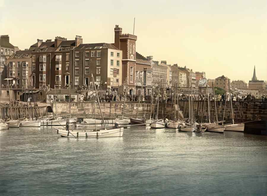 Photochrom Bridlington2 Vintage A4 Photo Print