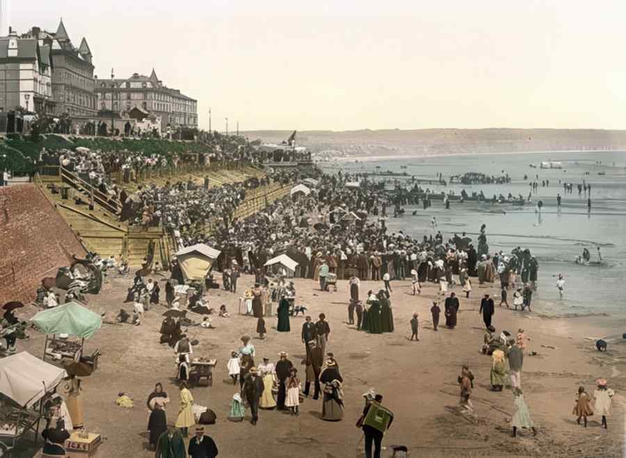 Photochrom Bridlington3 Vintage A4 Photo Print