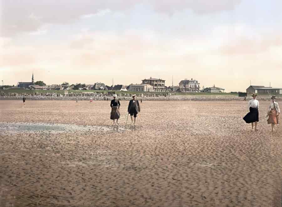 Photochrom Busum Vintage A4 Photo Print