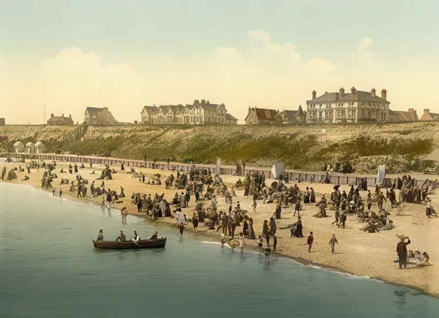 Photochrom Clacton2 Vintage A4 Photo Print