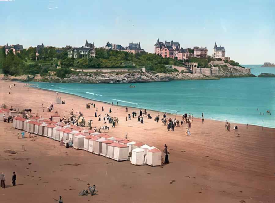 Photochrom Dinard Vintage A4 Photo Print