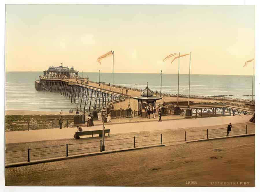 Photochrom Hastings1 Vintage A4 Photo Print
