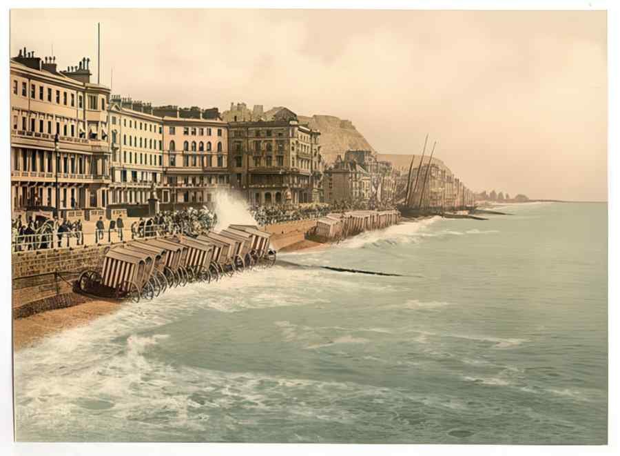 Photochrom Hastings3 Vintage A4 Photo Print
