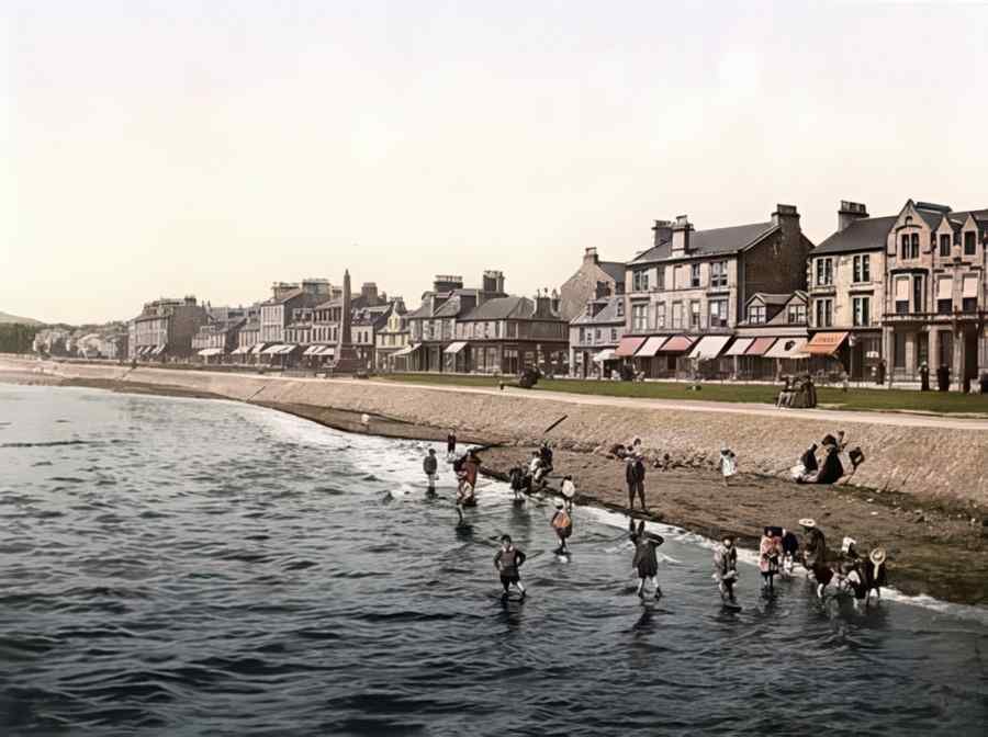 Photochrom Helensburgh1 Vintage A4 Photo Print