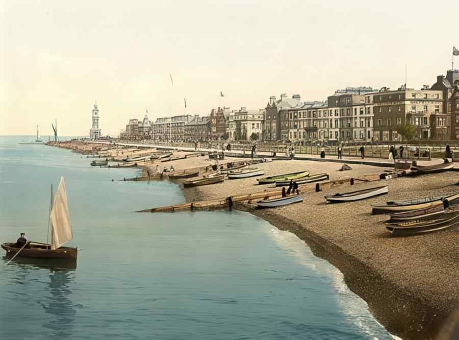 Photochrom Hernebay1 Vintage A4 Photo Print
