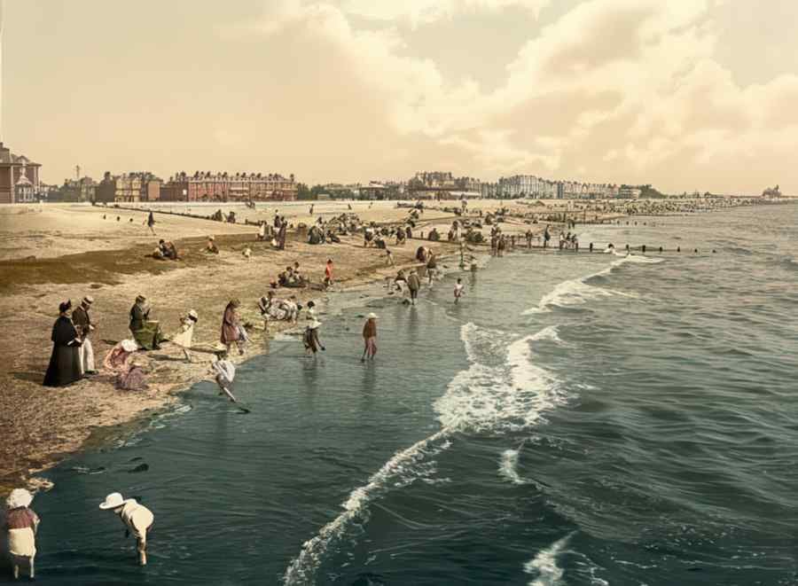 Photochrom Littlehampton1 Vintage A4 Photo Print