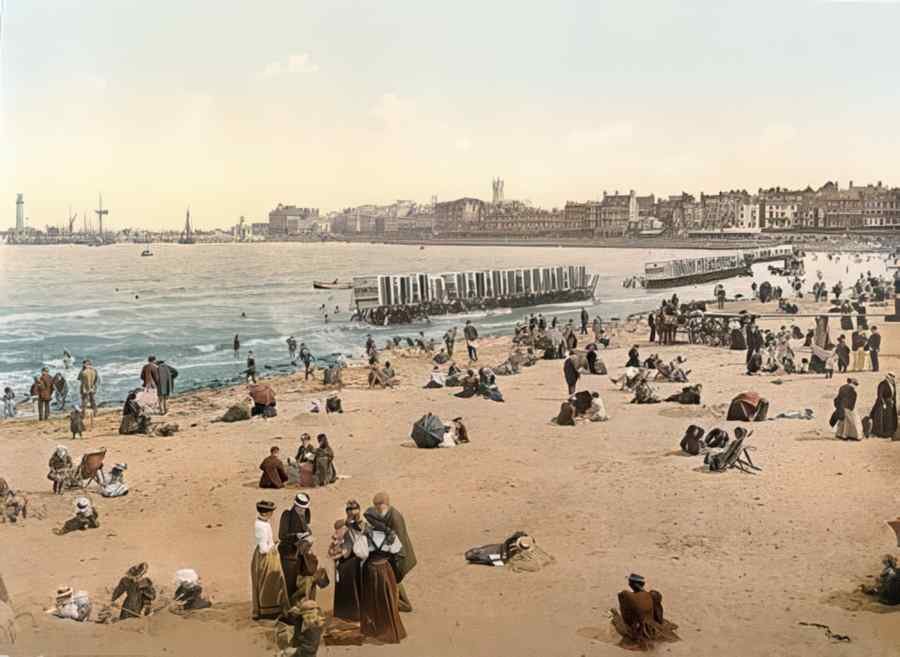 Photochrom Margate4 Vintage A4 Photo Print