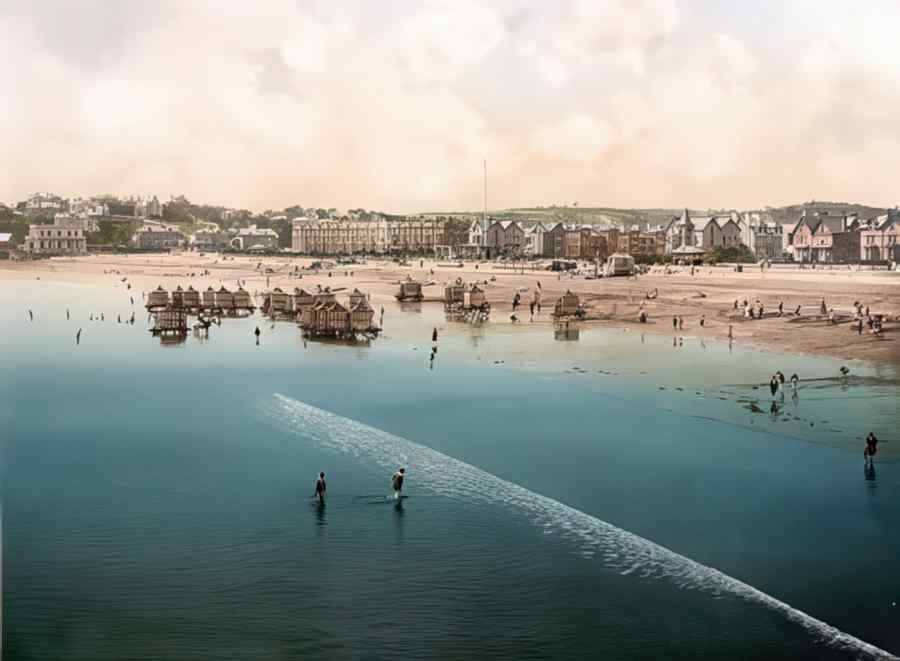 Photochrom Paignton2 Vintage A4 Photo Print