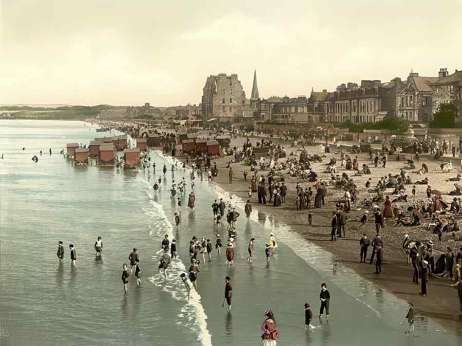 Photochrom Portobello1 Vintage A4 Photo Print
