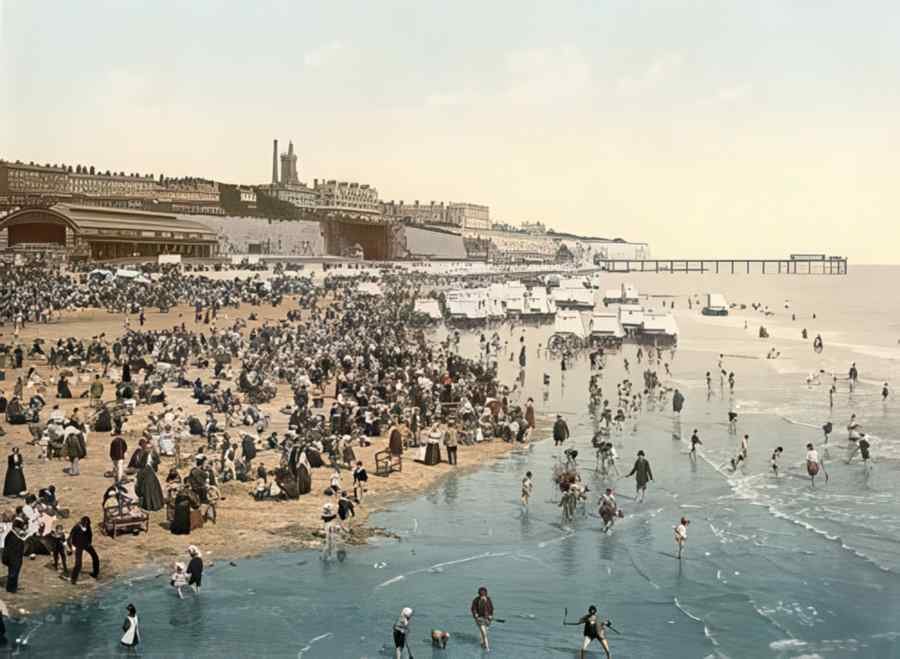 Photochrom Ramsgate Vintage A4 Photo Print