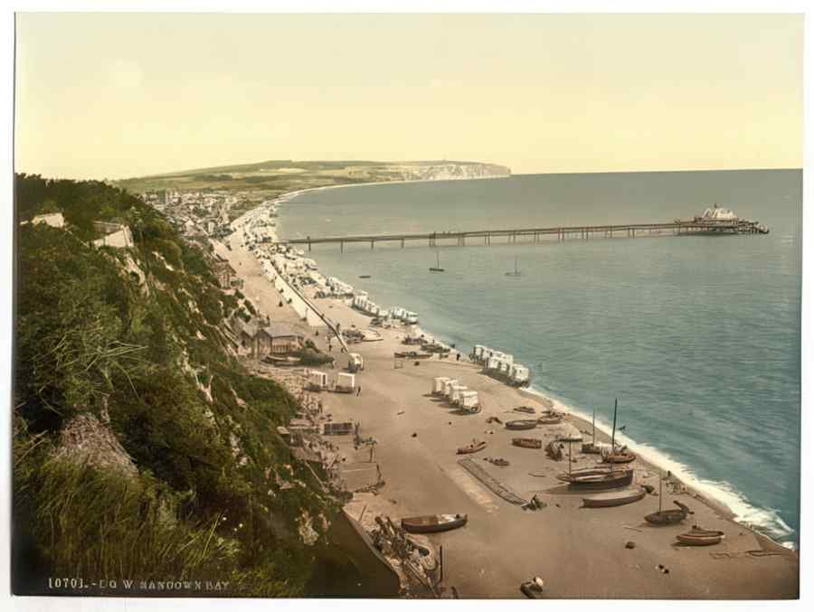 Photochrom Sandown2 Vintage A4 Photo Print