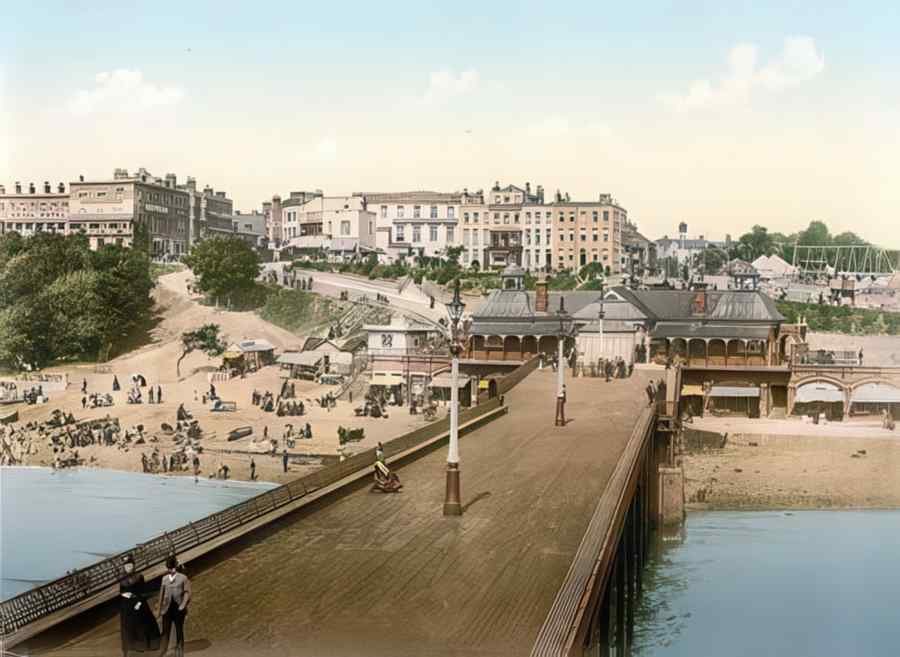 Photochrom Southend3 Vintage A4 Photo Print