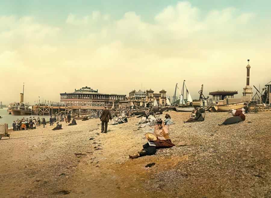 Photochrom Southsea1 Vintage A4 Photo Print