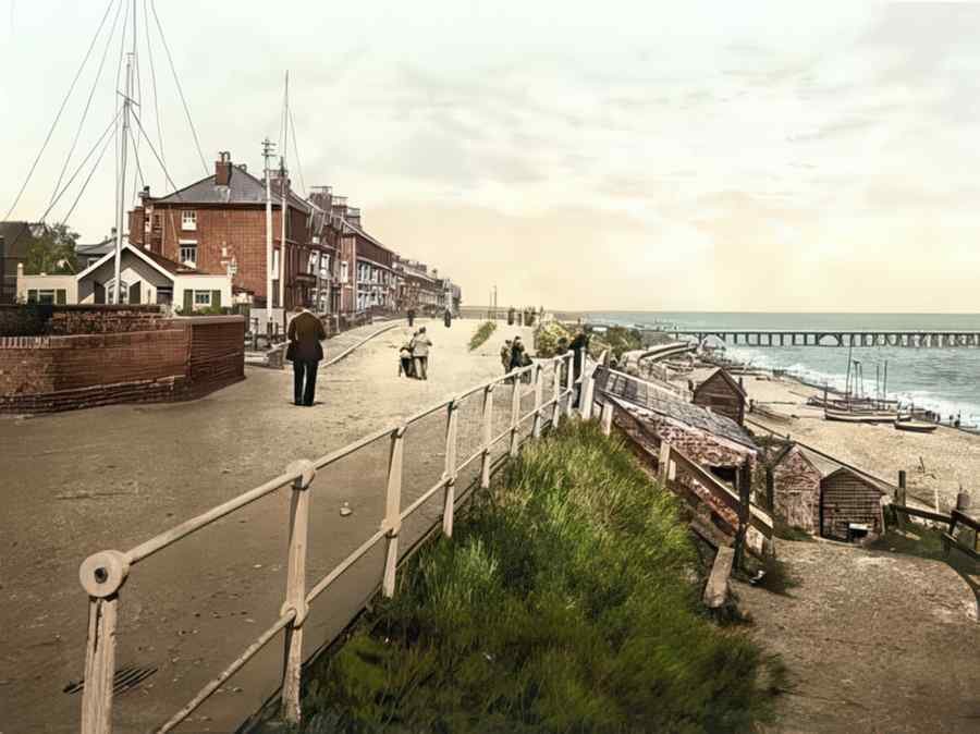 Photochrom Southwold1 Vintage A4 Photo Print