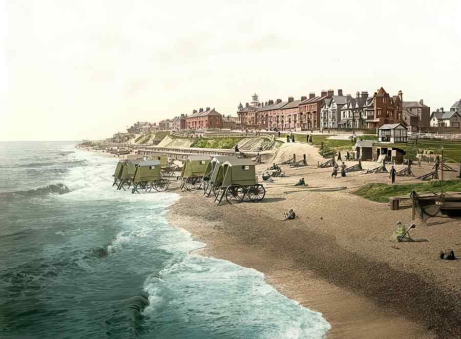 Photochrom Southwold2 Vintage A4 Photo Print