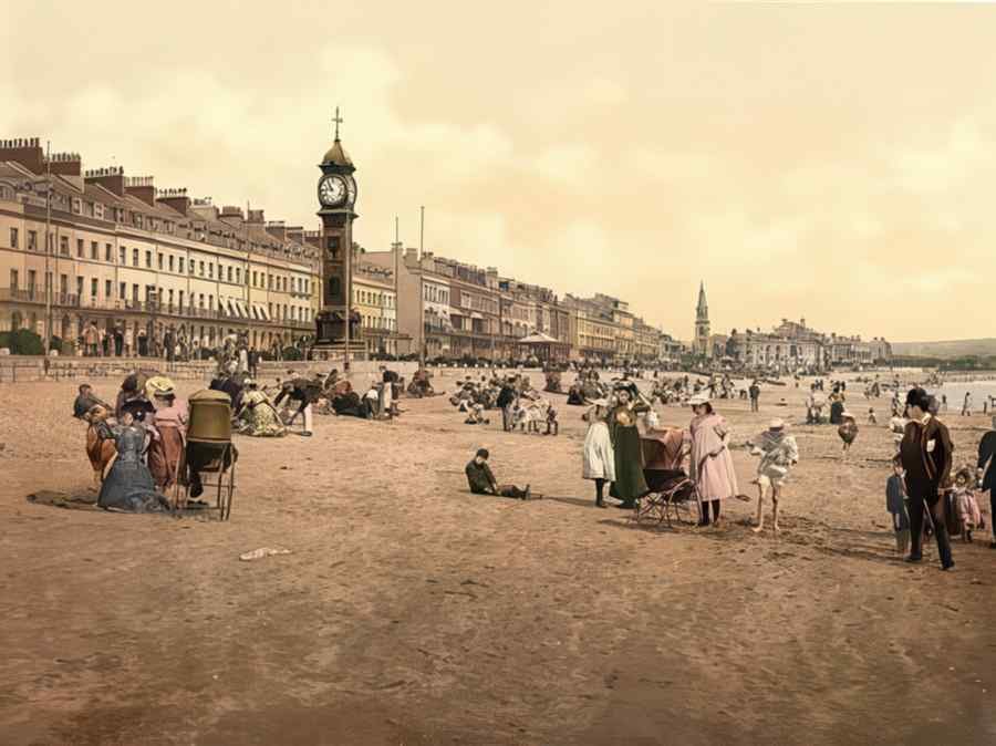 Photochrom Weymouth1 Vintage A4 Photo Print