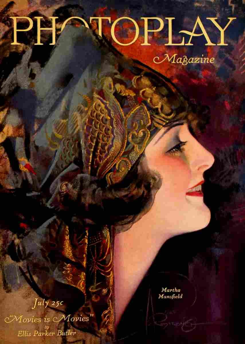 Photoplay Cover 1920 7 film star poster A4 Photo Print