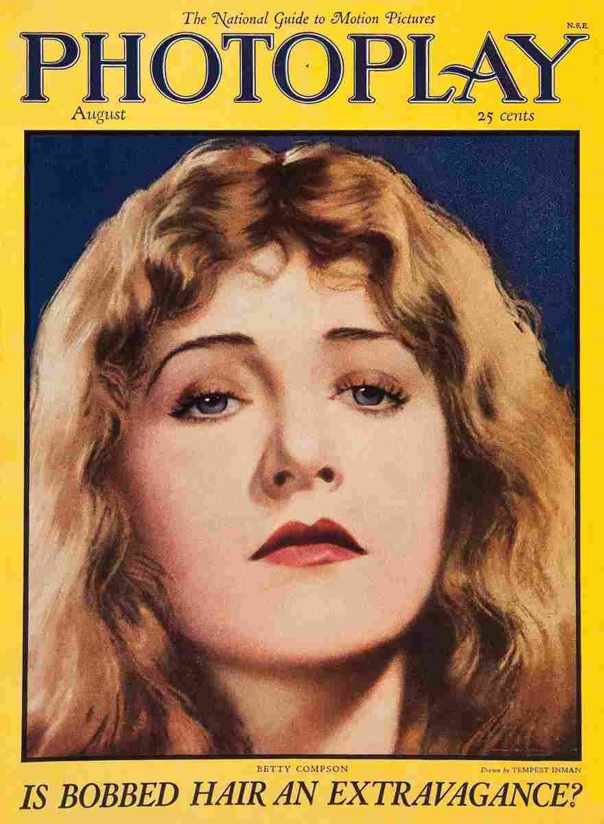 Photoplay Cover 1924 8 film star poster A4 Photo Print