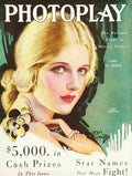 Photoplay Cover 1930 6 film star poster A4 Photo Print
