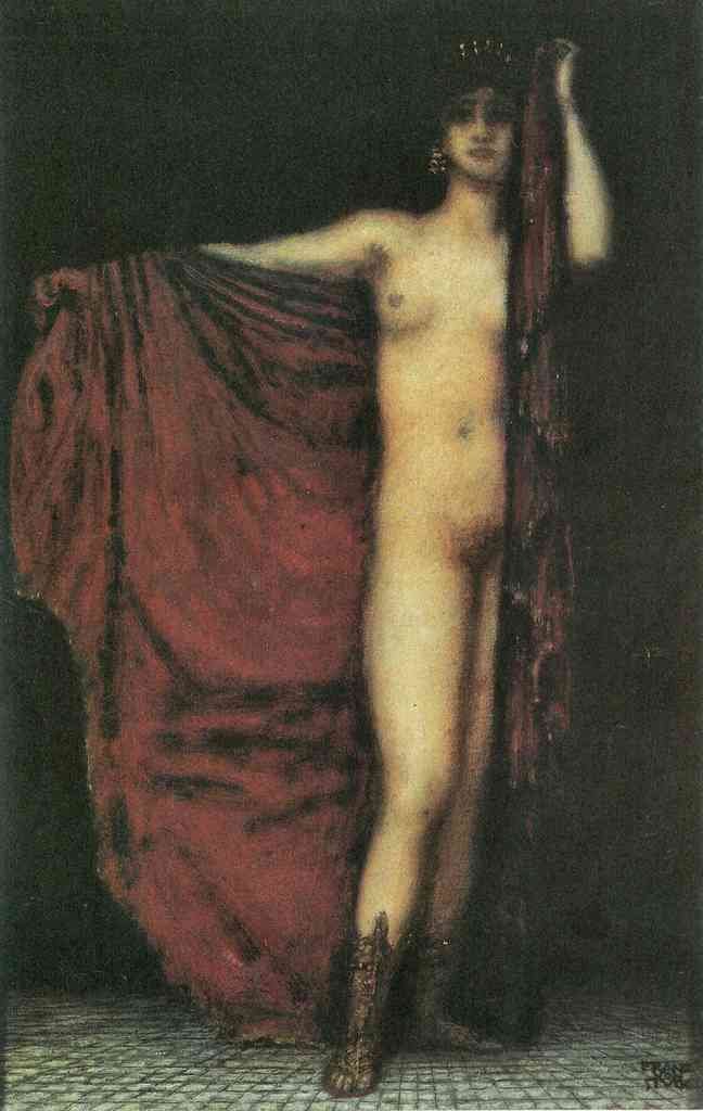 Phyrne Franz Von Stuck Symbolism A4 Photo Print