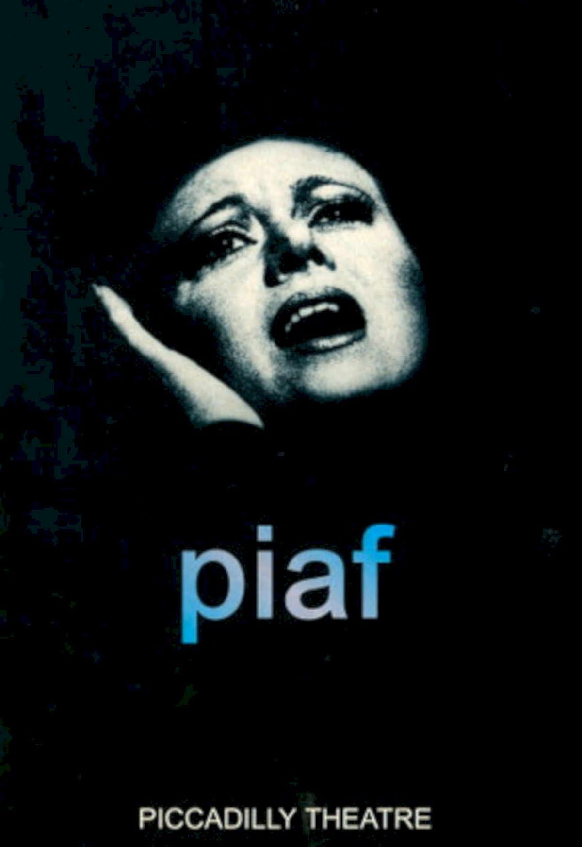 Piaf Piccadilly Theatre 1990s Vintage Retro Advert