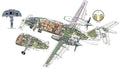 Piaggio Aero P180 Avanti1 cutaway A4 Photo Print