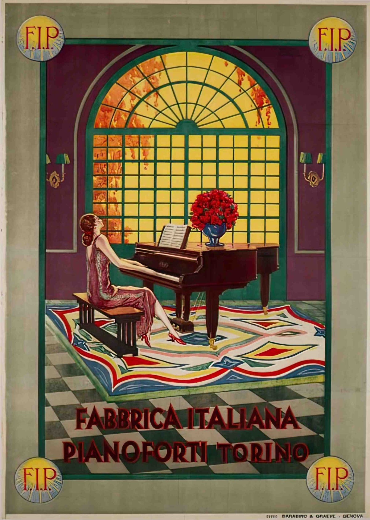 PianoForti Advert A4 Photo Print
