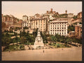 Piazza Acquaverde Green Water Plaza Genoa Vintage A4 Photo Print