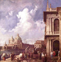 Piazza In Venice Canaletto A4 Photo Print