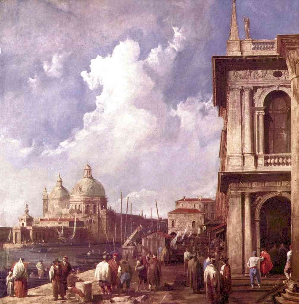 Piazza In Venice Canaletto A4 Photo Print