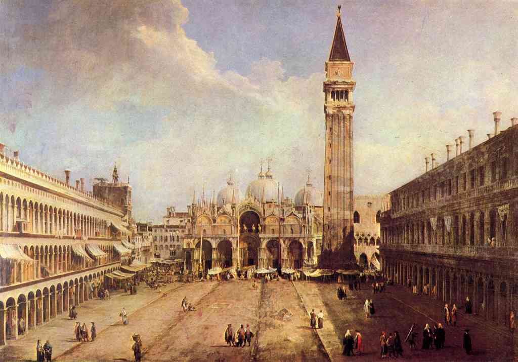 Piazza San Marco 1 Canaletto A4 Photo Print