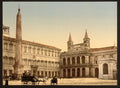 Piazza di San Giovanni in Laterano Rome Vintage A4 Photo Print