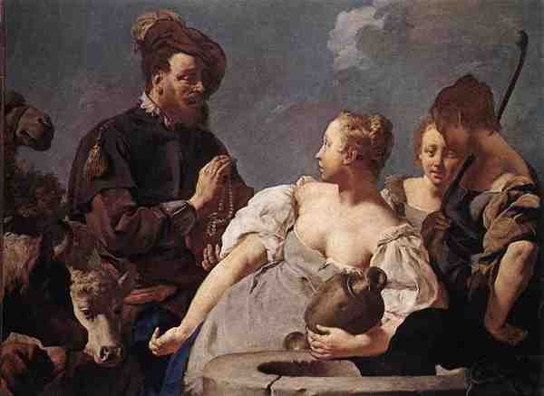 Piazzetta Giovanni Battista Rebecca At The Well 5 A4 Photo Print