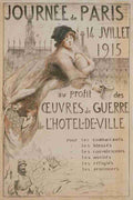 Picard G Poster 1915 Journee de Paris A4 Photo Print