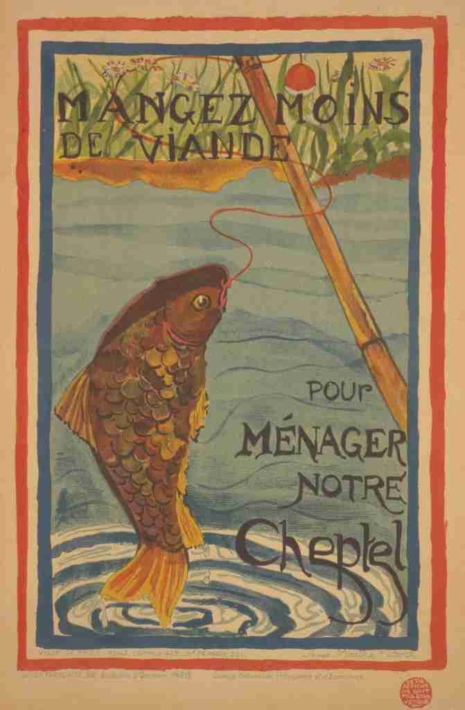 Picard Martha Poster 1918 Mangez moins de Viande A4 Photo Print