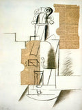 Picasso 1914 Violon Art A4 Photo Print